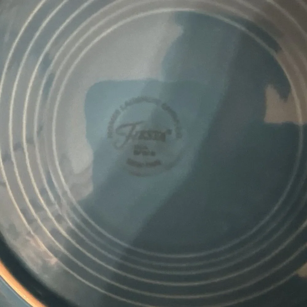 Fiesta Ware 10.5” Classic Peacock Blue Dinner Plate set of two